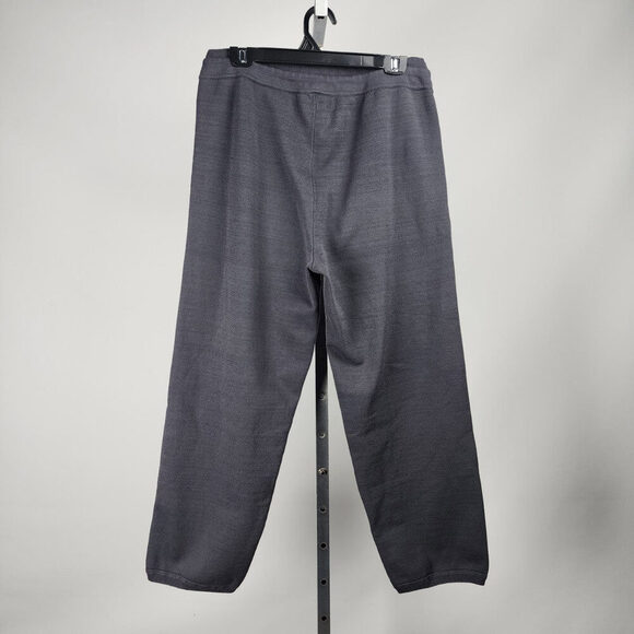 Babaton Grey Knit Cotton Jogger Pants Size L - Picture 6 of 8